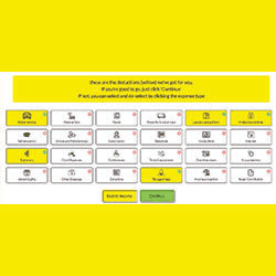 Occupation selector chooses the common tax deductions for your occupation